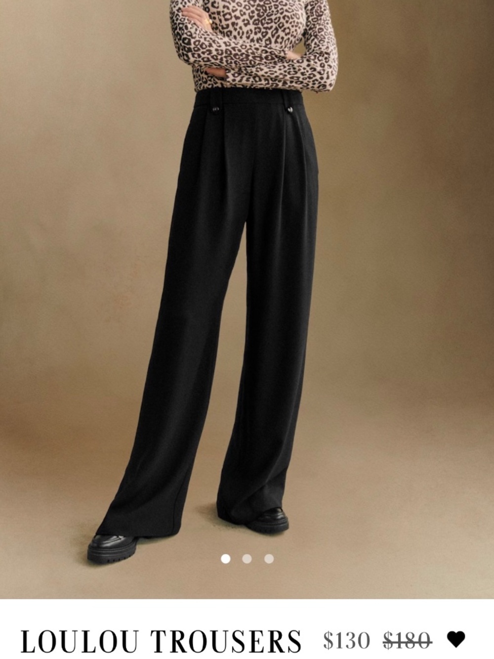 Sezane Loulou Trousers Black - Size 2